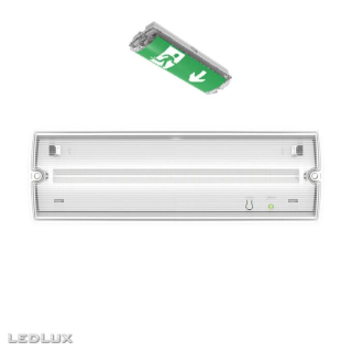 LEDVANCE Emergency Bulkhead Rectangular 1.3W 3H EM/AC AT