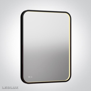 ONE Light 60208D/B/V Black Rectangular MIRROR CCT V