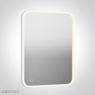 ONE Light 60208D/W/V White Rectangular MIRROR CCT V