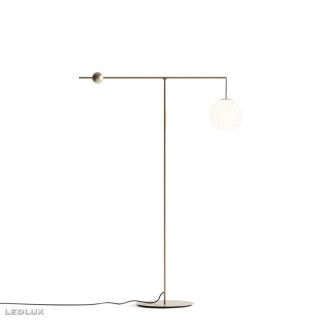 LUCEPLAN Malamata Brushed Brass floor 